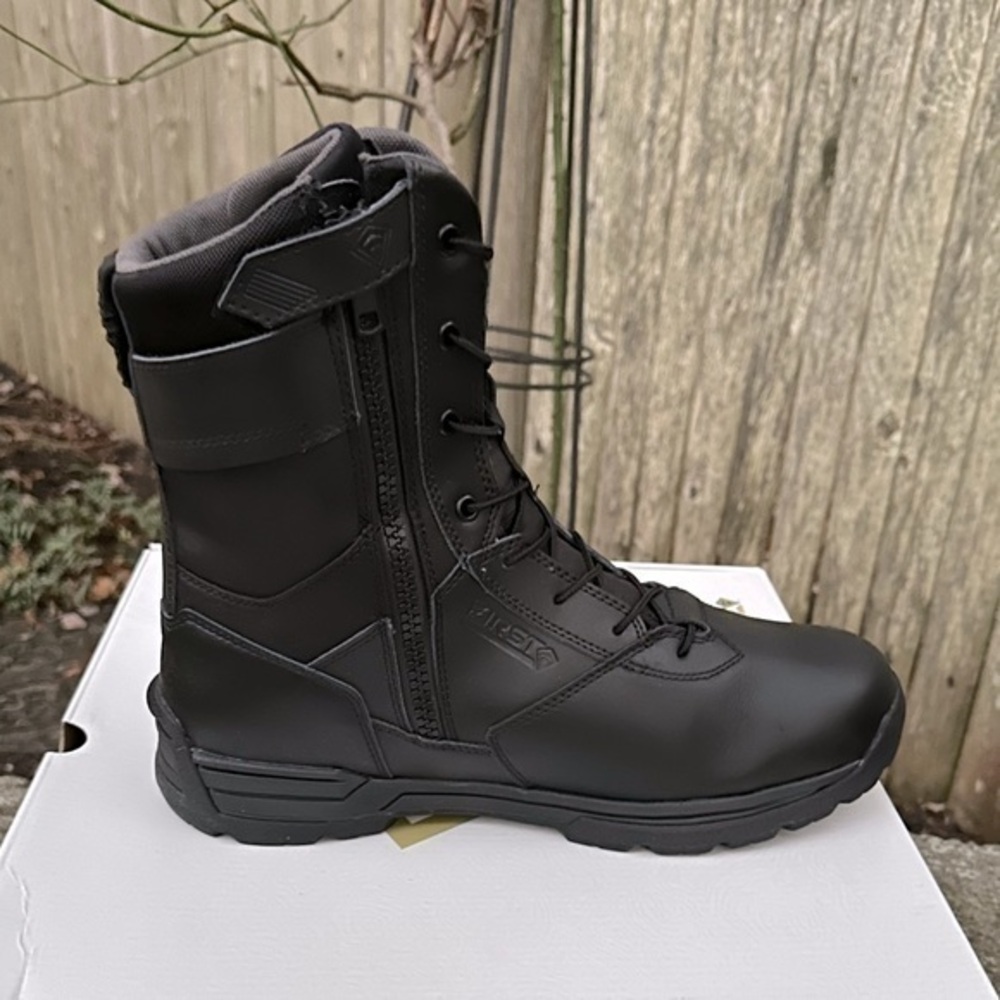 First Tactical Men’s 8” Waterproof Side Zip Duty Boots - Size 11 (NWT) - Picture 4 of 15